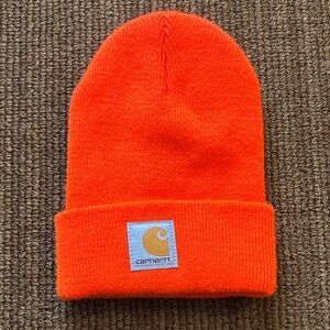Carhartt Kids Vibrant Orange Knit Hat